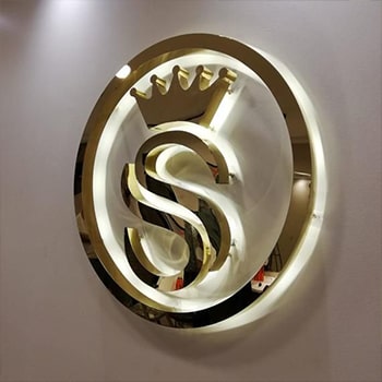 3d Brass Letter Sign Board